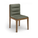 Ellis Vegan Leather Dining Chair in Green
