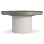 Monolith 60" Round Pedestal Dining Table with Leaf