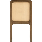 Ellis Vegan Leather Dining Chair in Brown