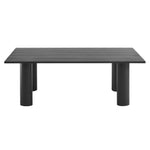 Nautica Outdoor 87" Rectangular Aluminum Dining Table in Graphite