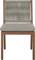 Maui Outdoor Dining Chair in Grey