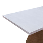 Rishi 120" Rope Rectangular Dining Table in Natural/White