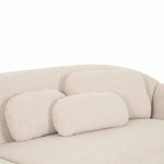Misty 115" Boucle Modular Sofa in Cream
