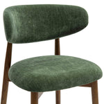 Zinea Velvet Dining Chair in Forest Green
