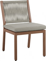 Maui Outdoor Dining Chair in Grey