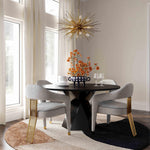 Corralis Boucle Dining Chair in Grey