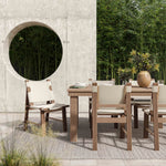 Cassie 108" Outdoor Rectangular Dining Table in Natural