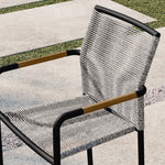 Serenity Outdoor Armchairs Set of 2 in Light Gray