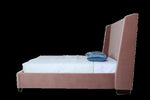 Parlay Velvet Full Bed in Blush