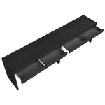 Avro Oak 2pc Desk in Black