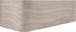 Vellon Concrete Coffee Table in Travertine
