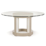 Axiom 60" Round Glass Dining Table