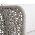 Lomani Woven Rope Outdoor Swivel Chair