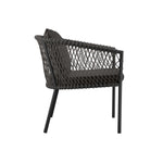 Sailor Outdoor Dining Armchair in Charcoal Charcoal