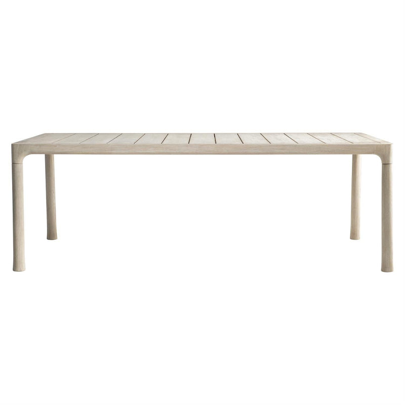 Siesta Key Carbonized Teak Outdoor Dining Table