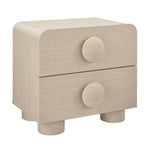 Sonnet 2-Drawer Nightstand in Ash