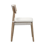 Gata Outdoor Dining Chair - Set of 2 in Cream