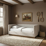 Teva Linen Twin Daybed in Beige
