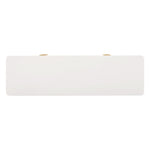 Julieta 62" Acacia Wood 6-Drawer Dresser in Cream