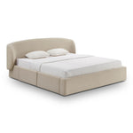 Corey King Linen Storage Bed in Taupe
