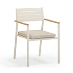 Sardinia Outdoor Dining Chair - Set of 2 in Cream