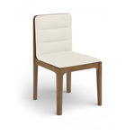 Ellis Vegan Leather Dining Chair in Cream