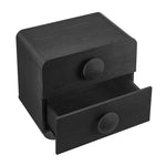 Sonnet 2-Drawer Nightstand in Black