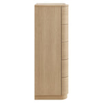 Mirae 5-Drawer Chest in Brushed Light Oak