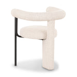 Synn Boucle Dining Chair in Cream