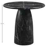 Cosenza Concrete Indoor/Outdoor Bar Table in Black
