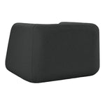 Abbington Boucle Fabric Upholstered Chair in Black