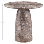 Cosenza Concrete Indoor/Outdoor Bar Table in Brown