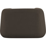 Abbington Boucle Fabric Upholstered Chair in Brown