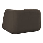 Abbington Boucle Fabric Upholstered Chair in Brown