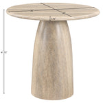 Cosenza Concrete Indoor/Outdoor Bar Table in Travertine