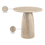 Cosenza Concrete Indoor/Outdoor Bar Table in Travertine