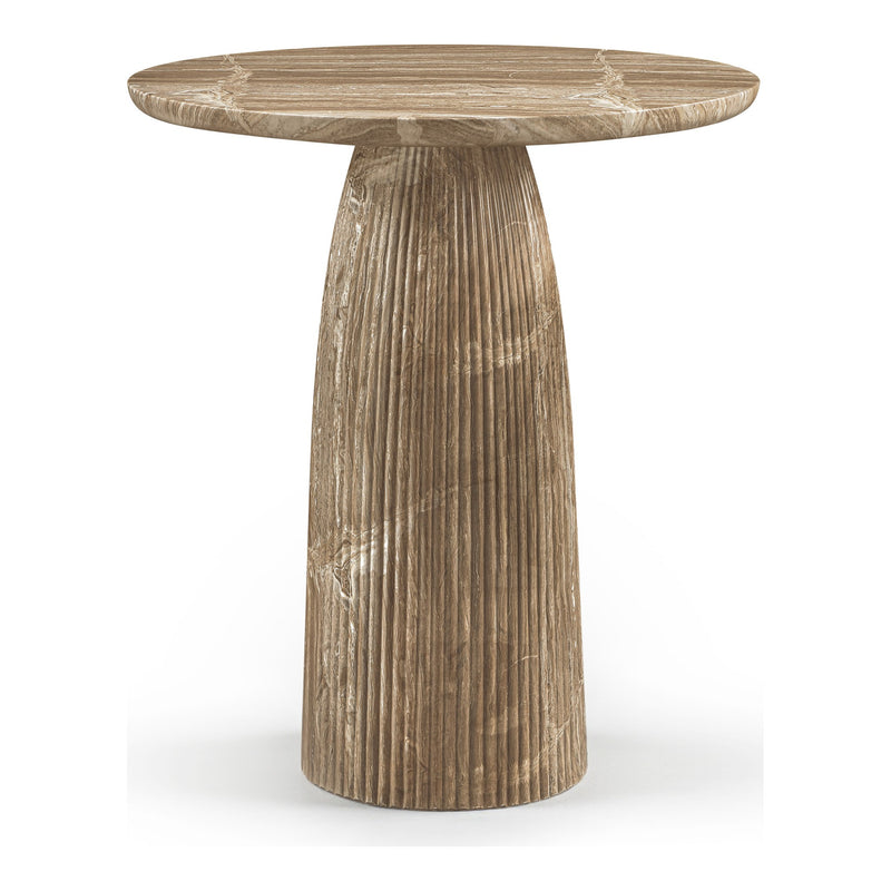 Venosa Concrete Indoor/Outdoor Bar Table in Beige