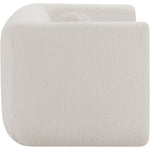 Abbington Boucle Fabric Upholstered Chair in Cream