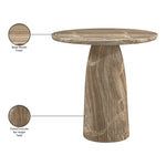 Venosa Concrete Indoor/Outdoor Bar Table in Beige
