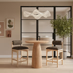 Venosa Concrete Indoor/Outdoor Bar Table in Natural
