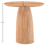 Venosa Concrete Indoor/Outdoor Bar Table in Natural