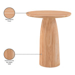 Venosa Concrete Indoor/Outdoor Bar Table in Natural