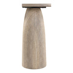 Venosa Concrete Indoor/Outdoor Bar Table in Travertine