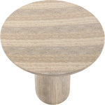 Venosa Concrete Indoor/Outdoor Bar Table in Travertine