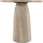 Venosa Concrete Indoor/Outdoor Bar Table in Travertine