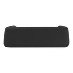 Abbington 91" Boucle Fabric Upholstered Sofa in Black