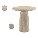 Venosa Concrete Indoor/Outdoor Bar Table in Travertine