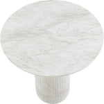 Venosa Concrete Indoor/Outdoor Bar Table in White