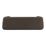 Abbington 91" Boucle Fabric Upholstered Sofa in Brown
