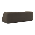 Abbington 91" Boucle Fabric Upholstered Sofa in Brown